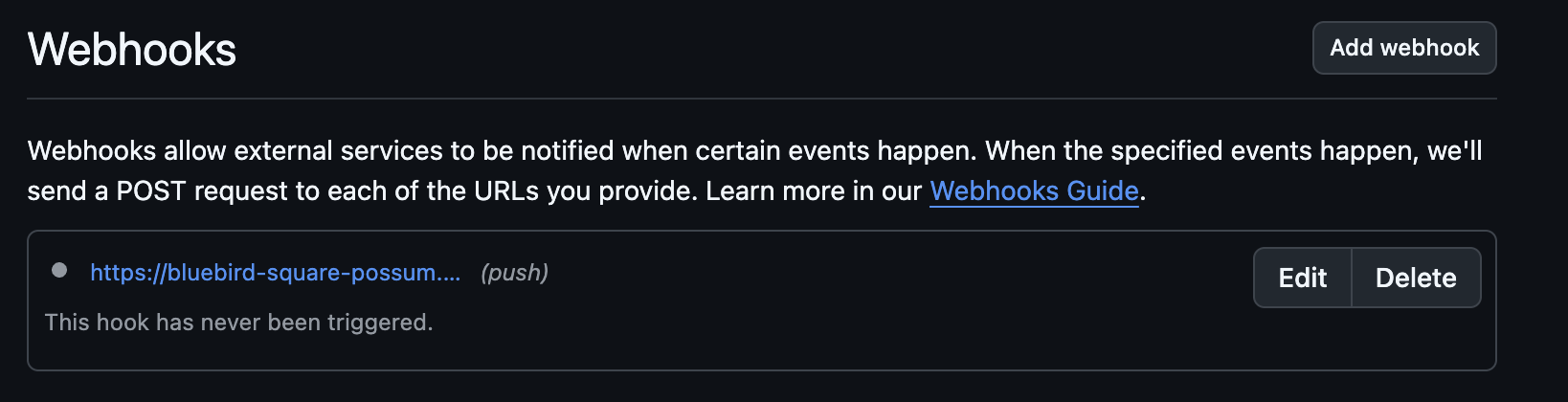 Webhooks